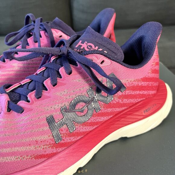 Hoka One One Mach 5 Pink Running Shoes 1127894 RSRW Women's Size 7.5B - Picture 6 of 13